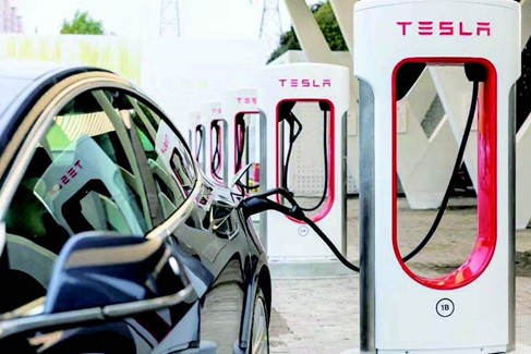 特斯拉電動車充電樁